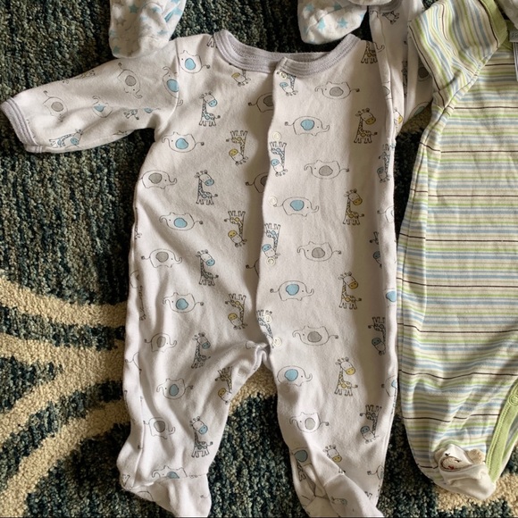 🎉 SOLD 4 Sleepers PJ’s 3 months Bon Bebe Chick - Picture 4 of 5